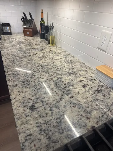 Dragon Granite and Cabinet