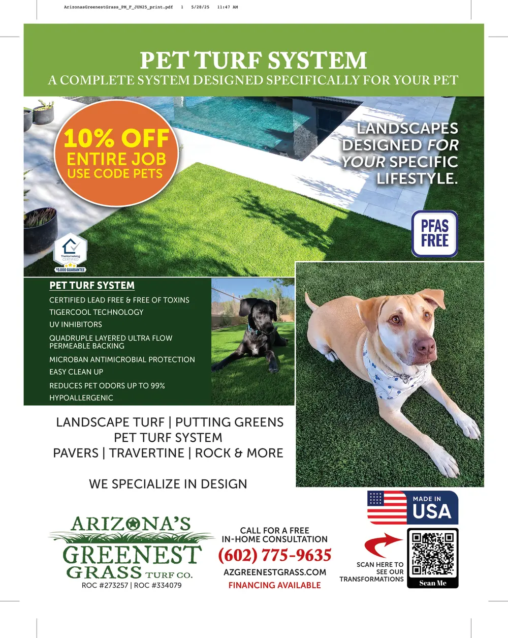 Pet Turf System