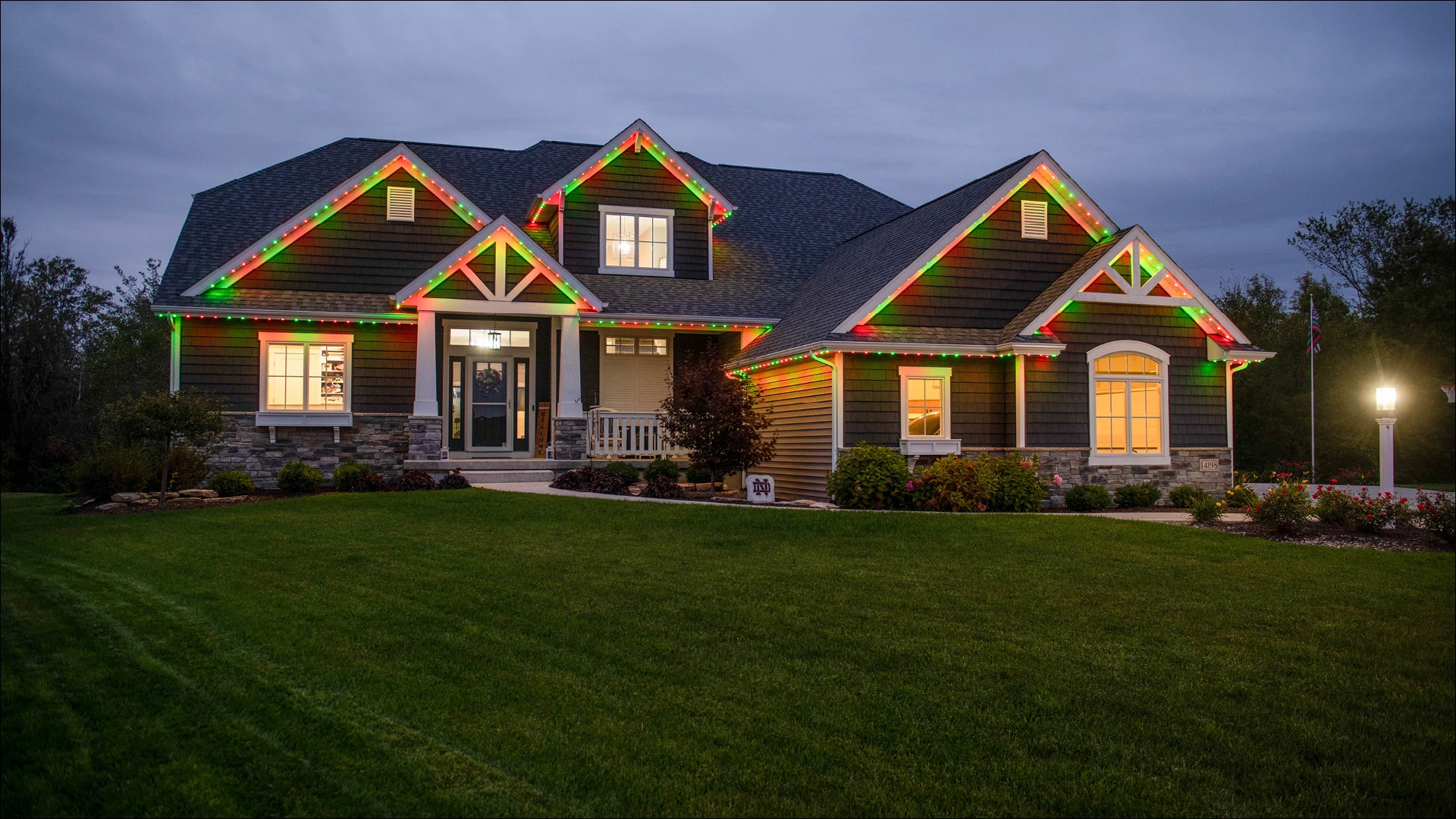 Veteran Pride Lighting
