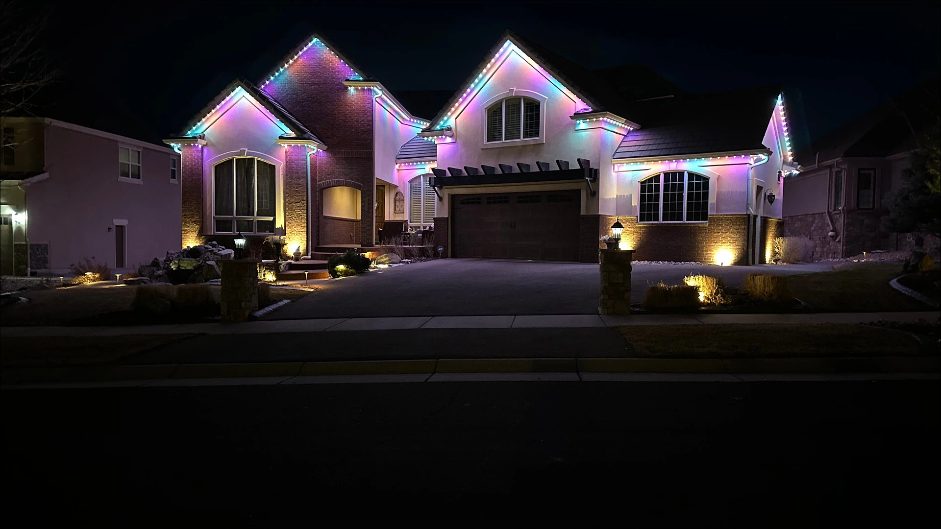 Veteran Pride Lighting