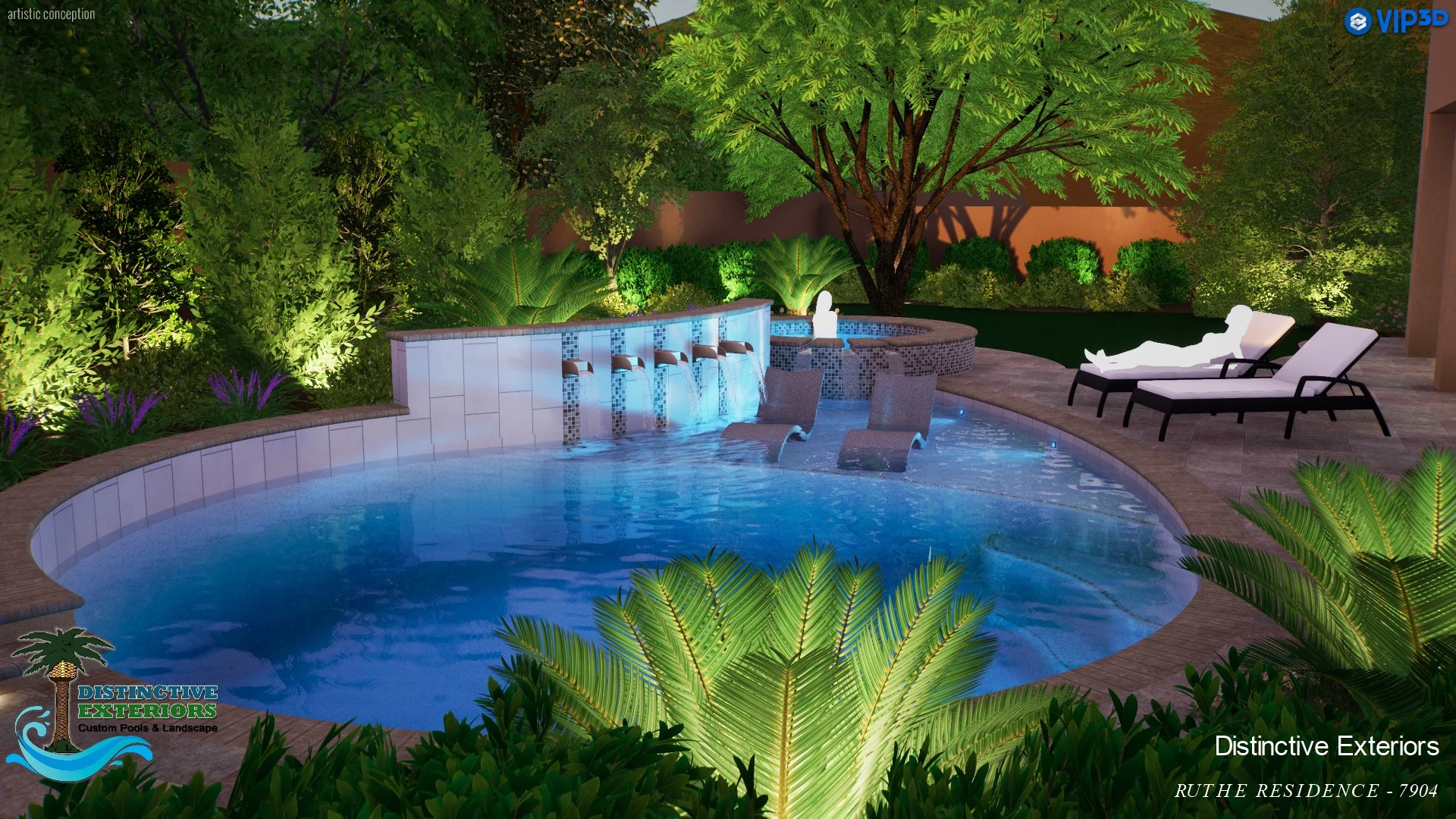 Distinctive Exteriors Custom Pools