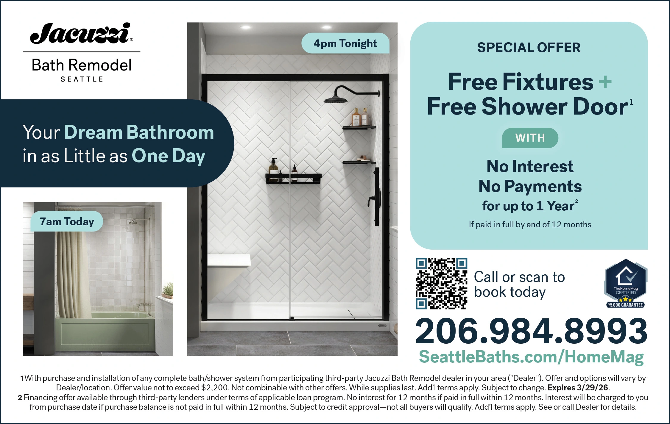 Seattle's Premier Jacuzzi Bath Remodel Experts