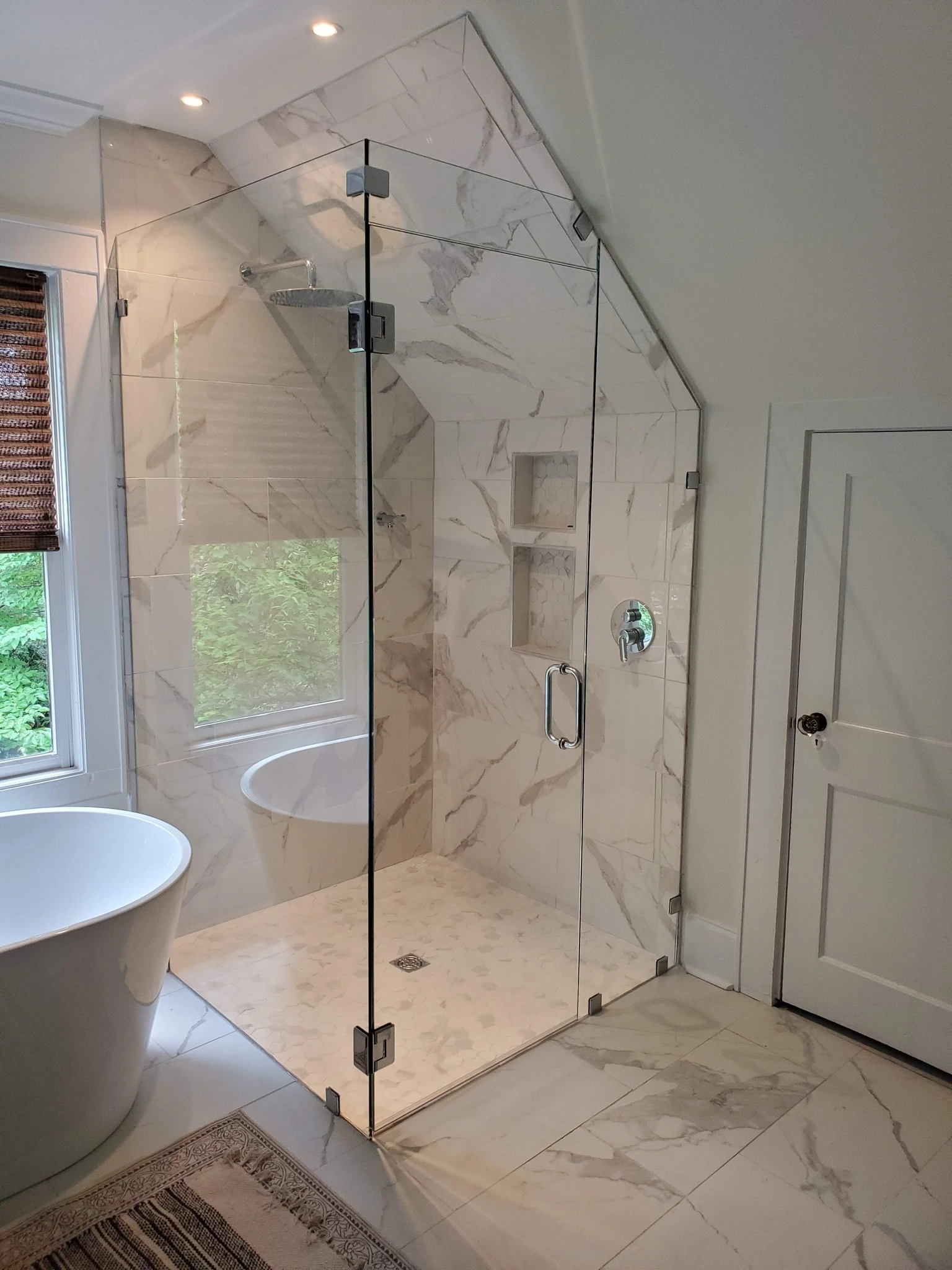 Golden Strip Mirror and Glass