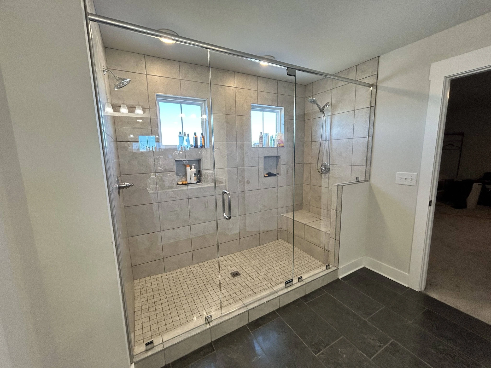 Golden Strip Mirror and Glass