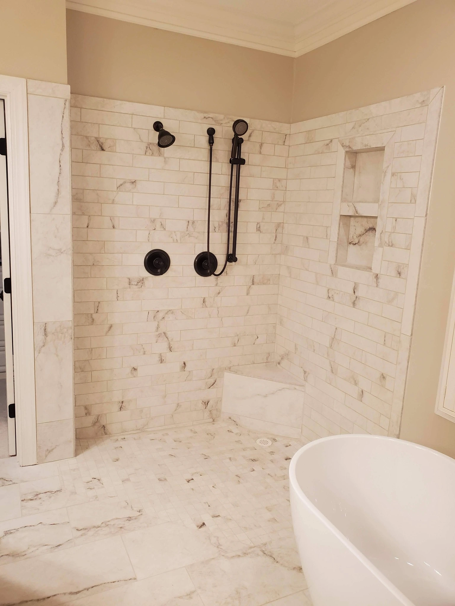 Golden Strip Mirror and Glass