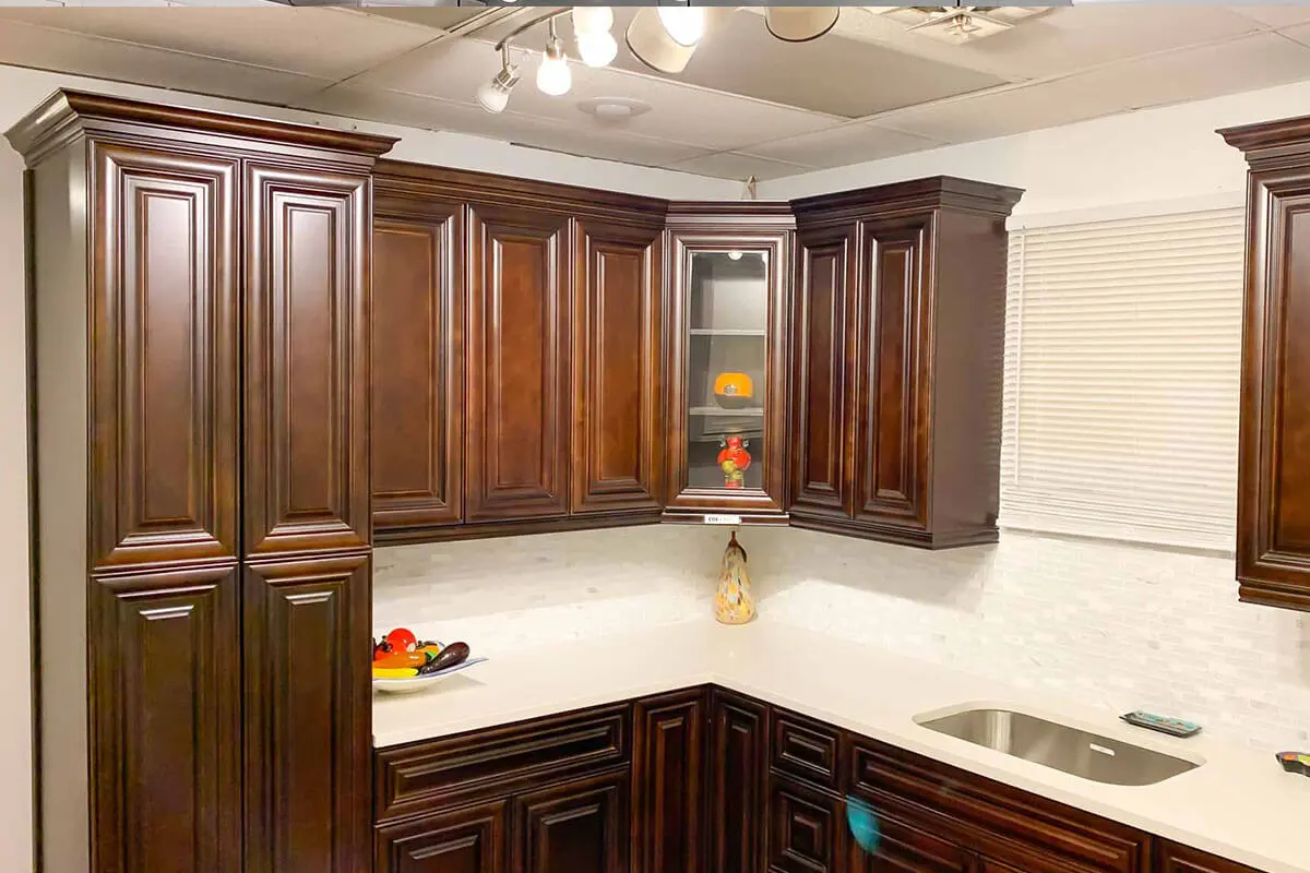 Dragon Granite and Cabinet