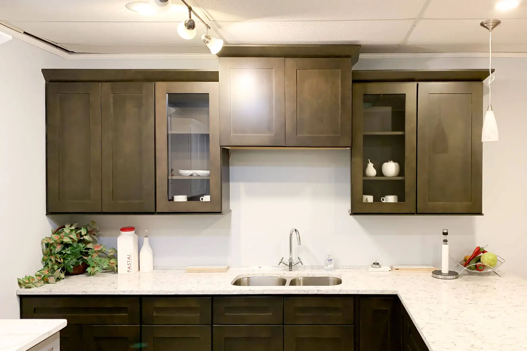 Dragon Granite and Cabinet