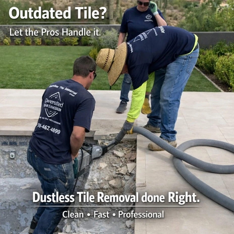 Diversified Construction - Dustless Tile Removal