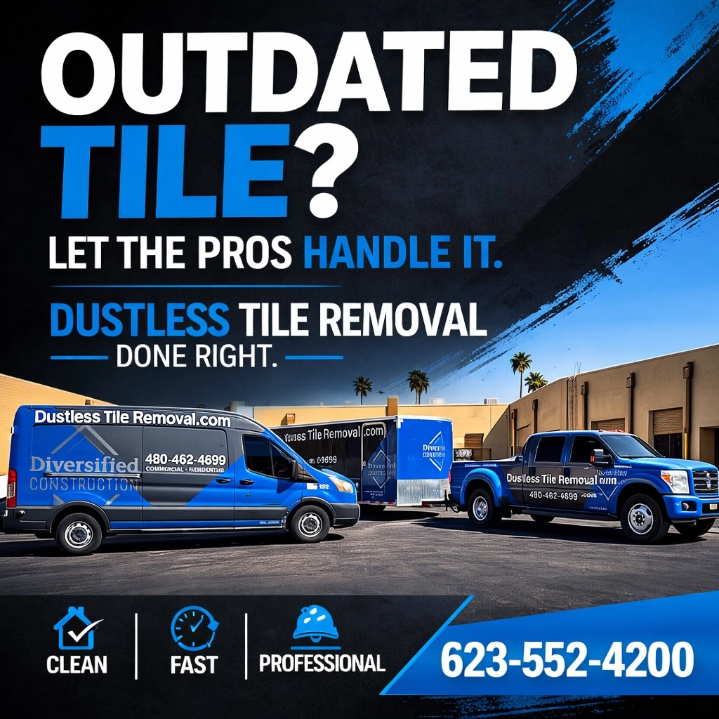 Diversified Construction - Dustless Tile Removal