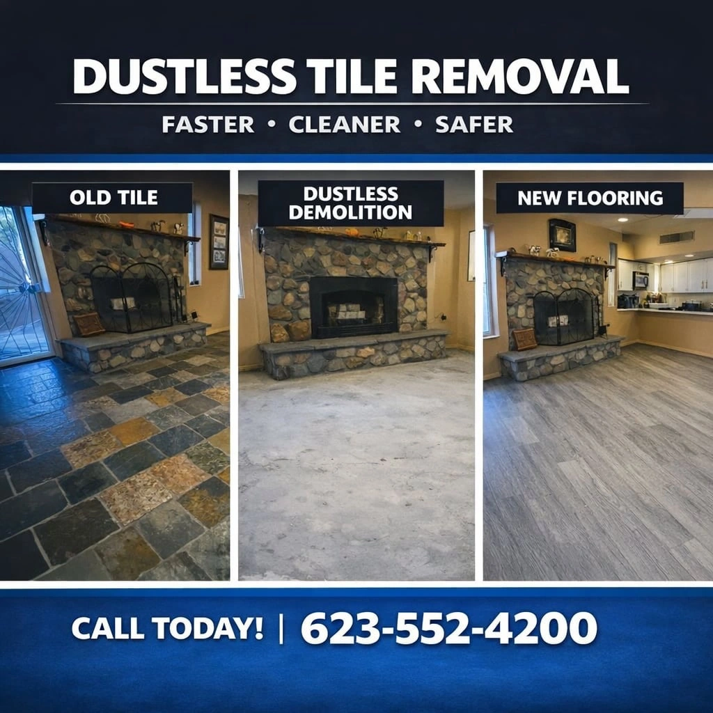 Diversified Construction - Dustless Tile Removal