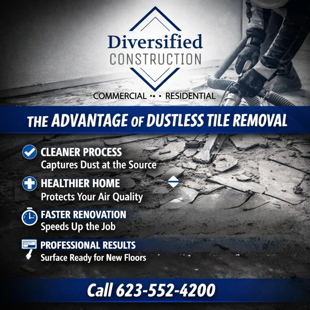 Diversified Construction - Dustless Tile Removal