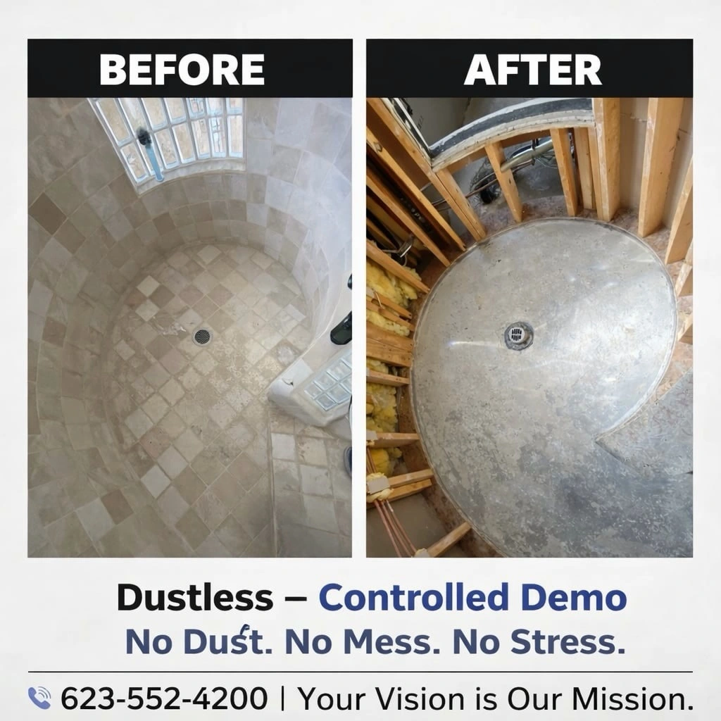 Diversified Construction - Dustless Tile Removal