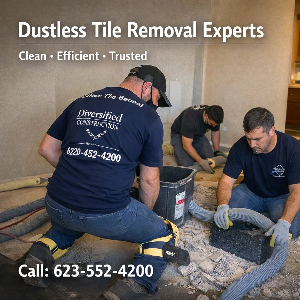 Diversified Construction - Dustless Tile Removal