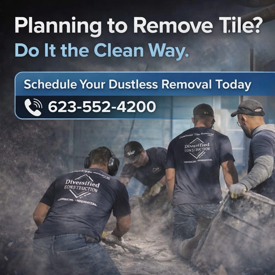 Diversified Construction - Dustless Tile Removal