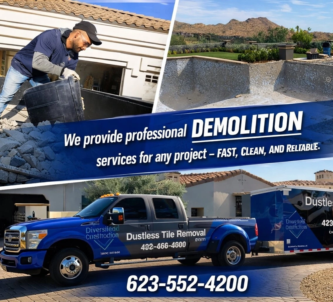 Diversified Construction - Dustless Tile Removal