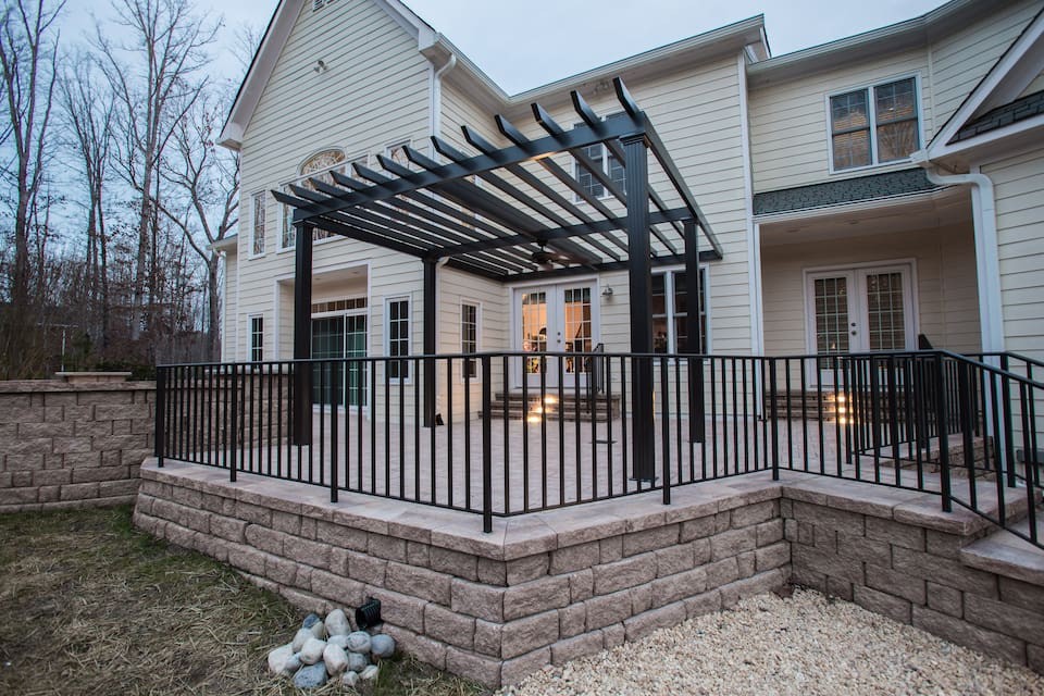 The patio lacked beauty and function
