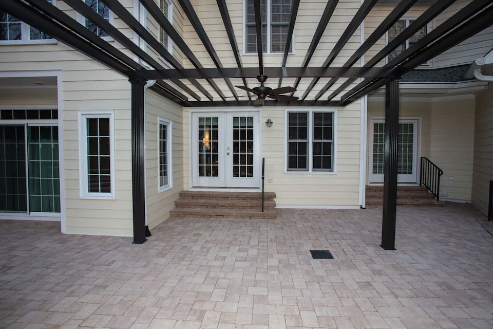 The patio lacked beauty and function