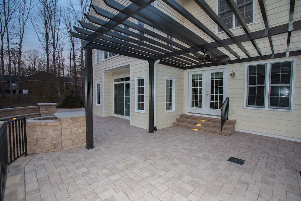 The patio lacked beauty and function