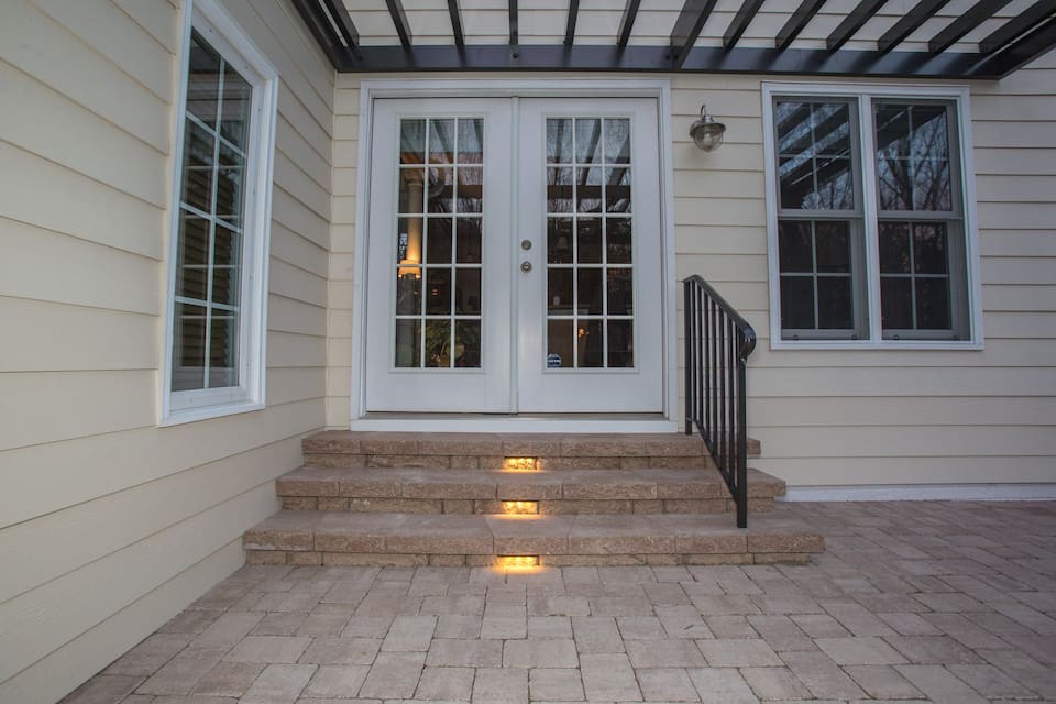 The patio lacked beauty and function