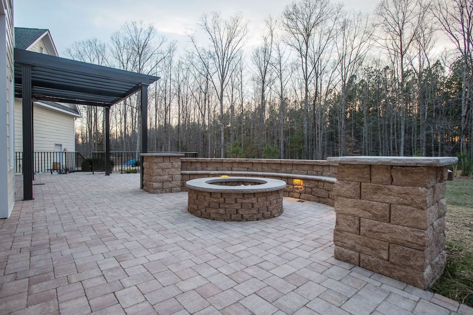 The patio lacked beauty and function