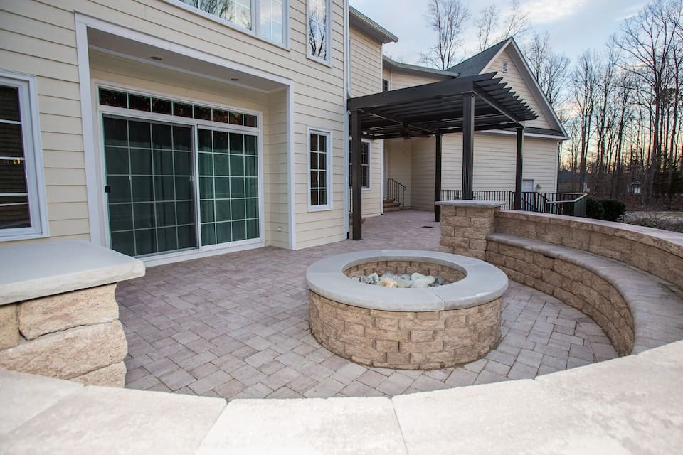 The patio lacked beauty and function