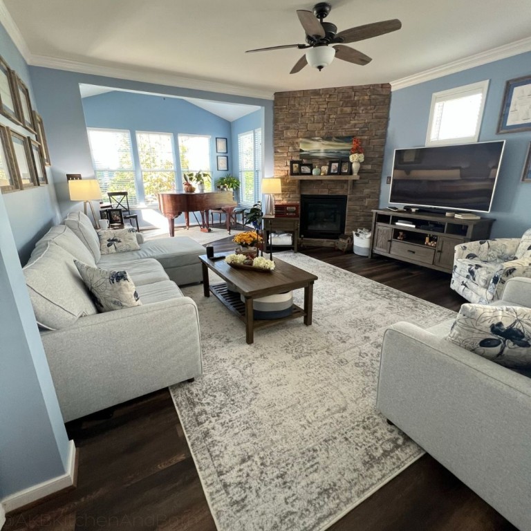 Welcome to the heart of this stunning craftsman-style home.