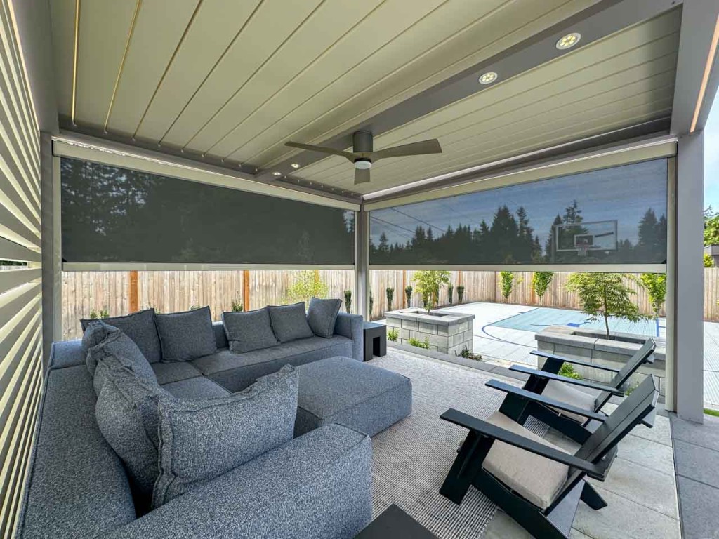Modern Pergola Retreat with Smart Comfort Features- Edmonds, WA