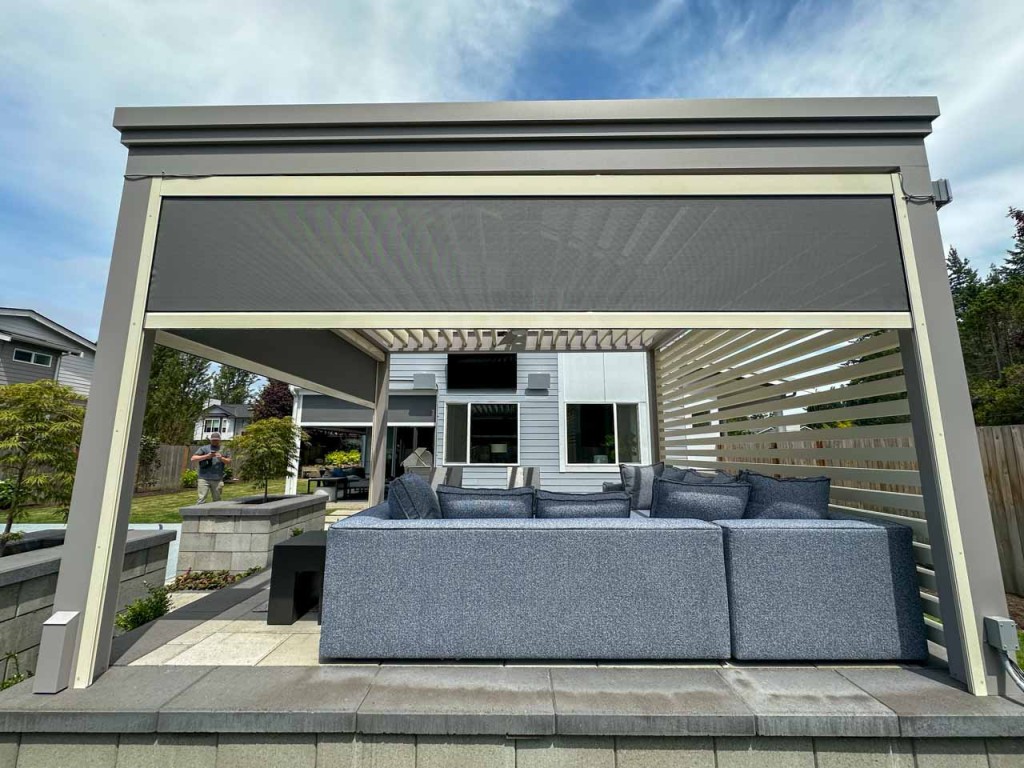 Modern Pergola Retreat with Smart Comfort Features- Edmonds, WA