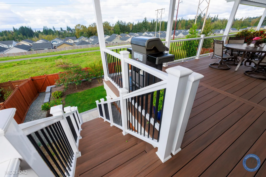 Marysville, WA Composite Deck and Pergola Roof Cover