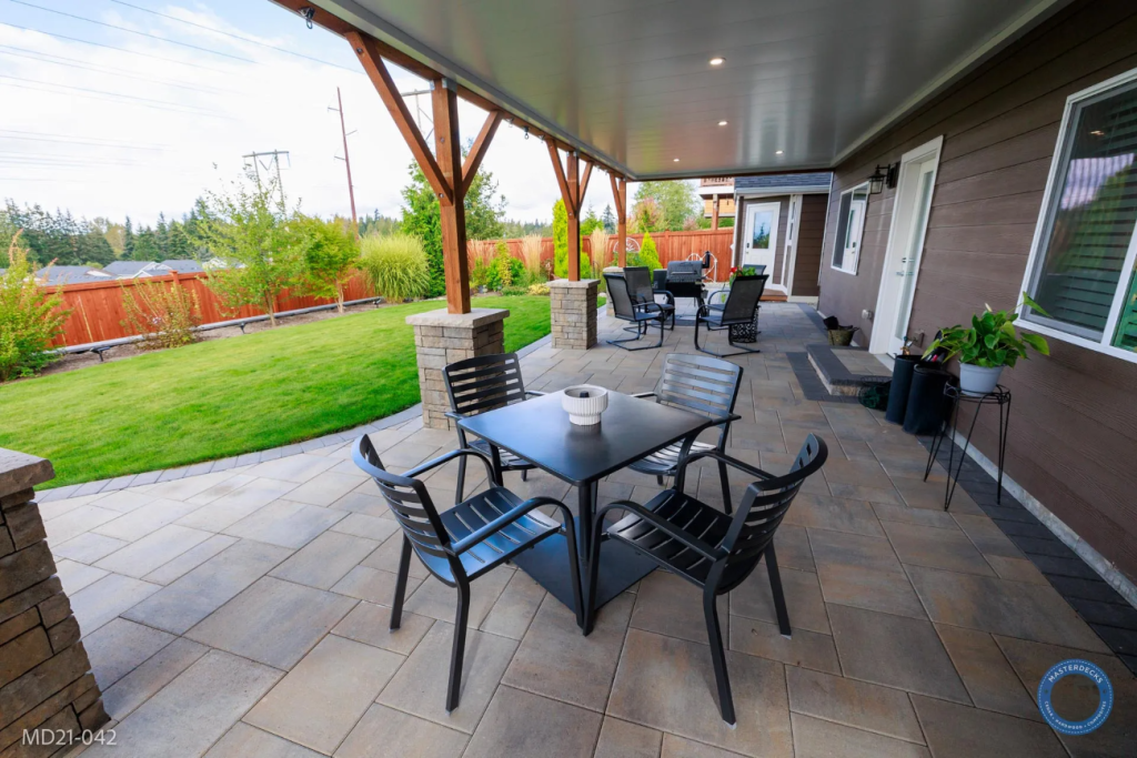 Marysville, WA Composite Deck and Pergola Roof Cover