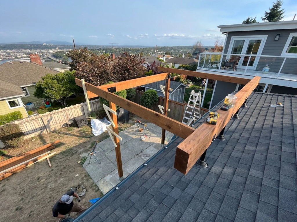 Seattle, WA Multi-level Composite View Deck