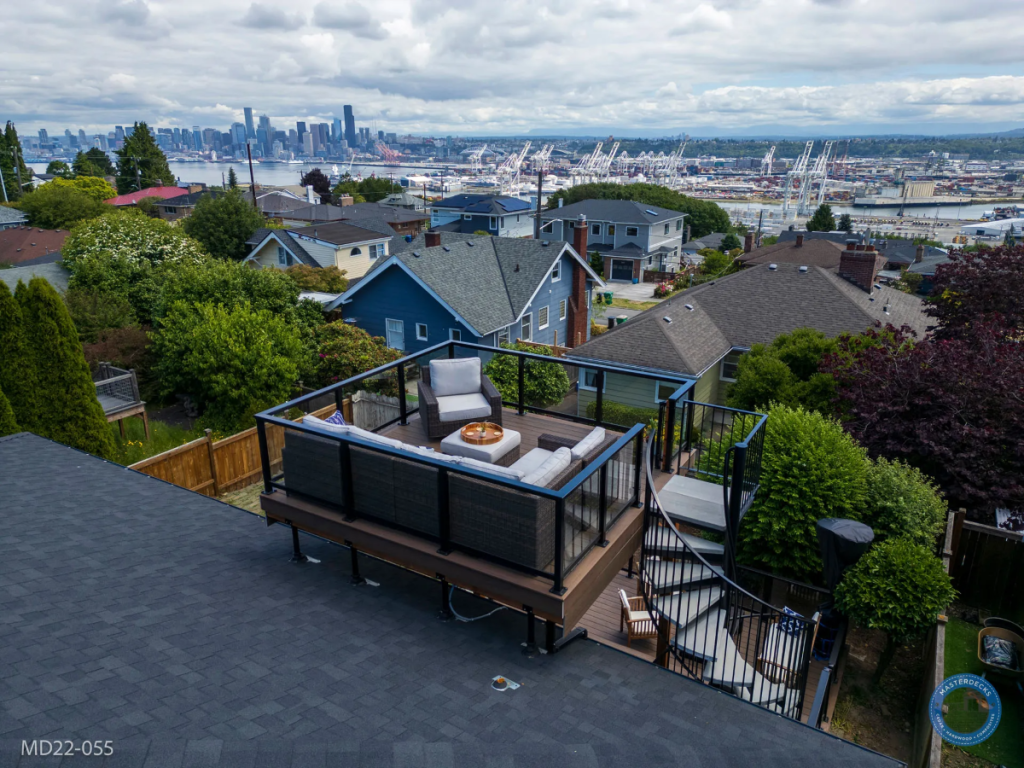 Seattle, WA Multi-level Composite View Deck