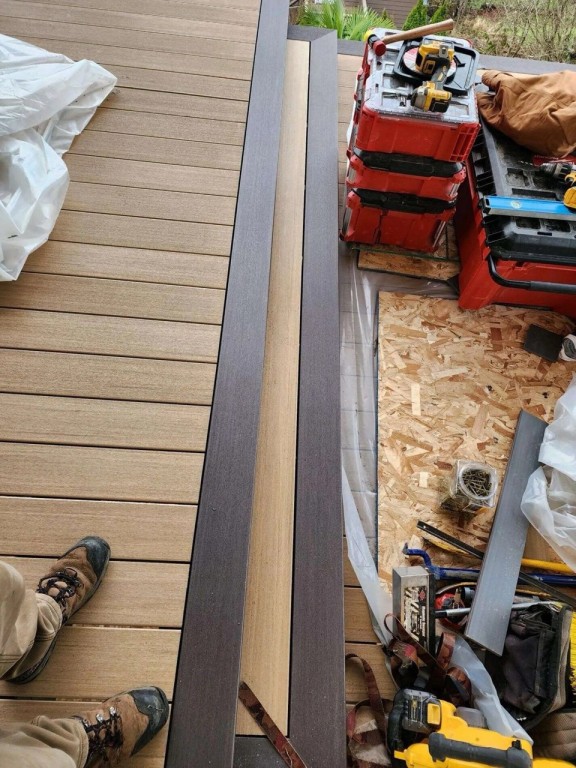 Gig Harbor, WA Trussed Roof Patio Cover and Deck Remodel