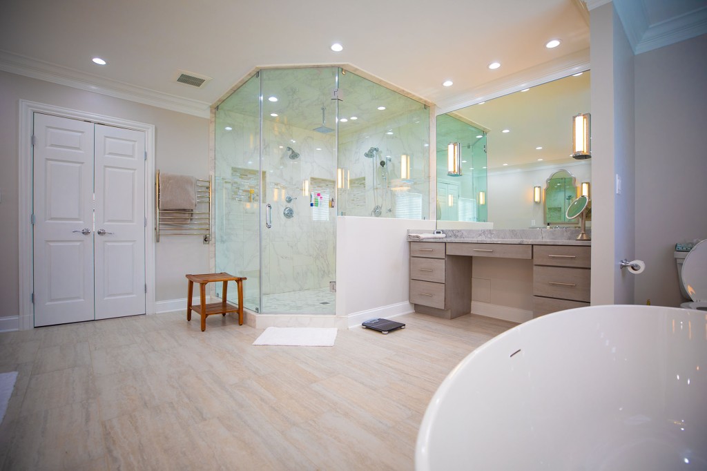 Custom Bathroom and Closet in McLean, VA