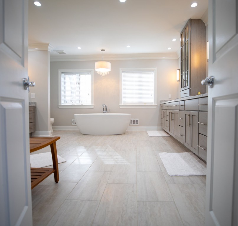Custom Bathroom and Closet in McLean, VA