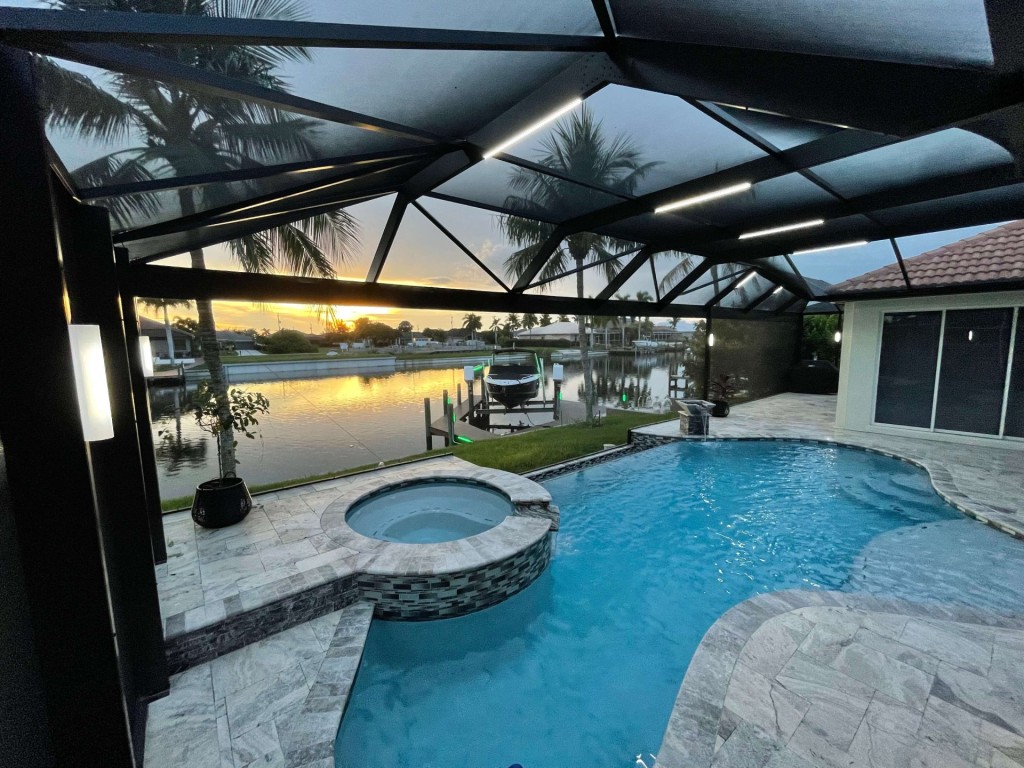 Pool Enclosure Lights
