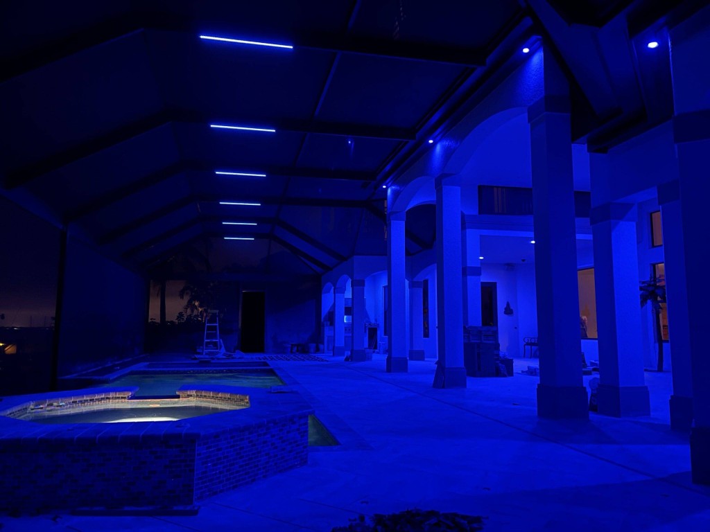 Pool Enclosure Lights