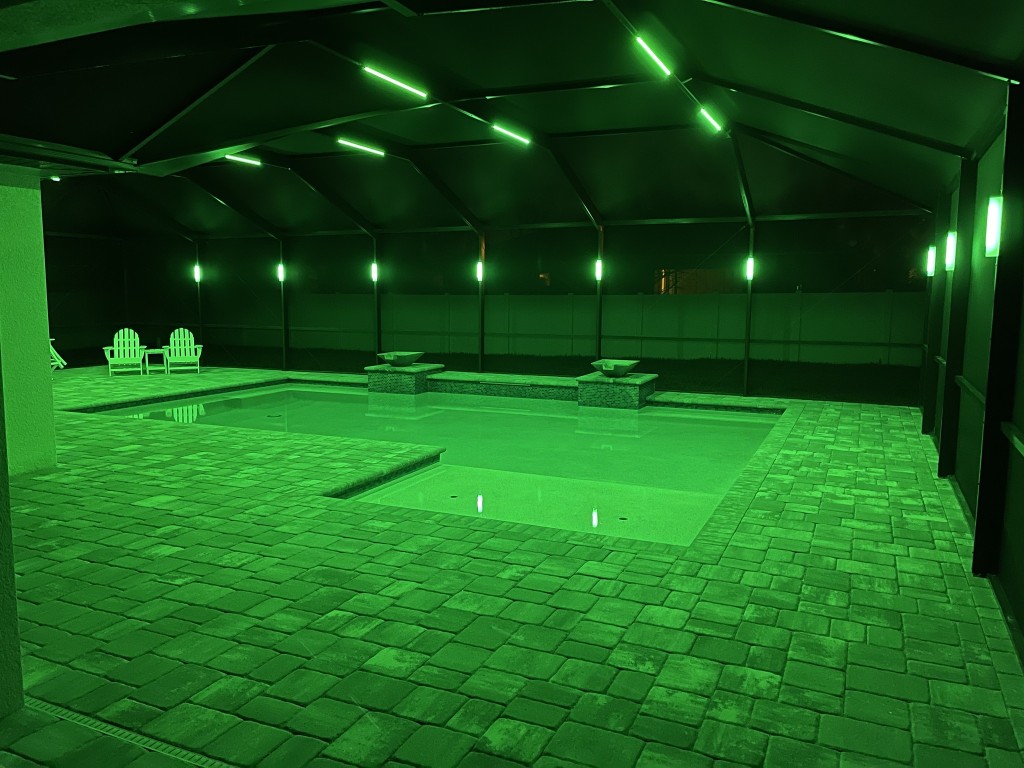 Pool Enclosure Lights