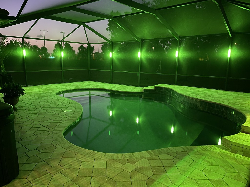 Pool Enclosure Lights