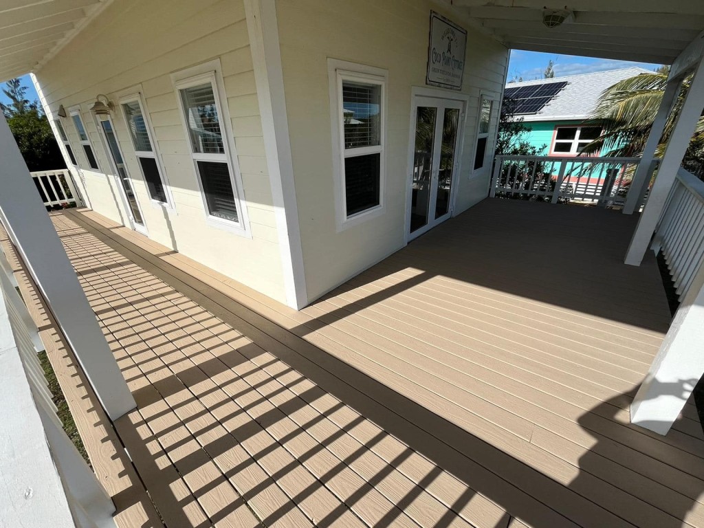 Deck & Dock Project in Green Turtle Cay, Bahamas