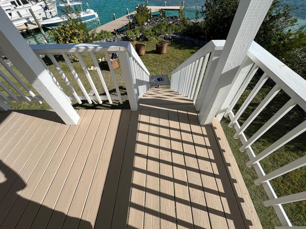 Deck & Dock Project in Green Turtle Cay, Bahamas