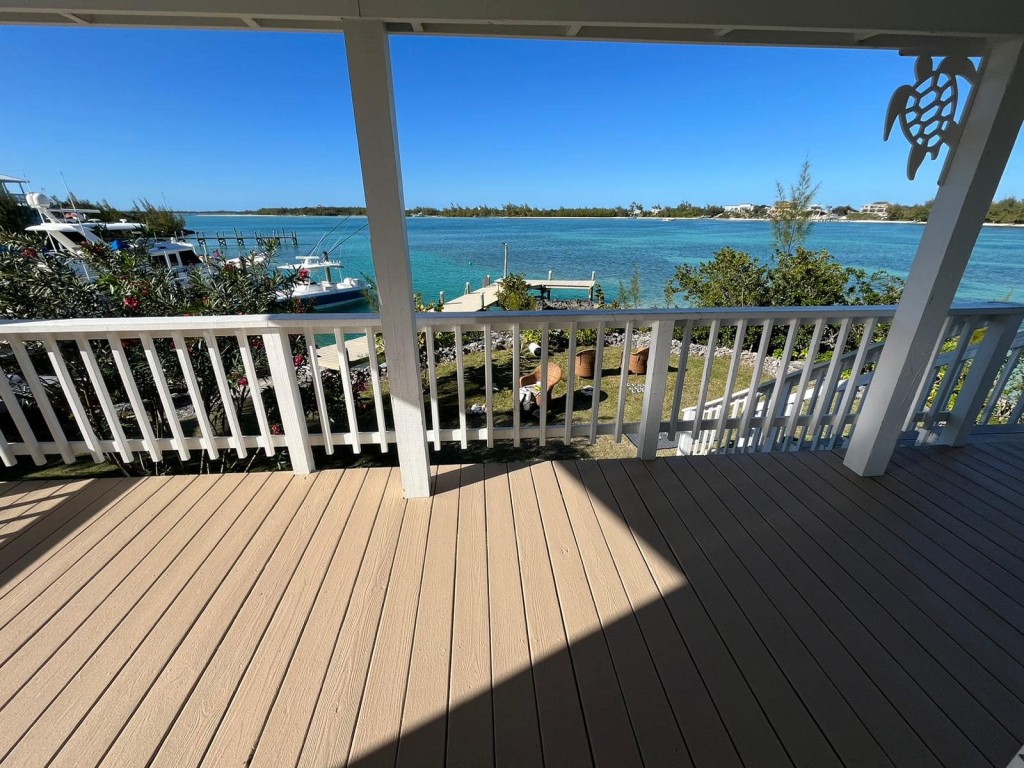 Deck & Dock Project in Green Turtle Cay, Bahamas