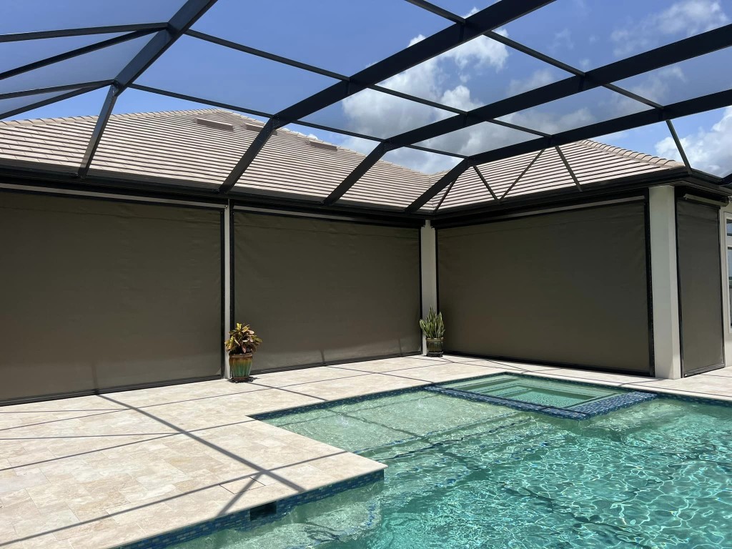 Roll Down Hurricane Screens