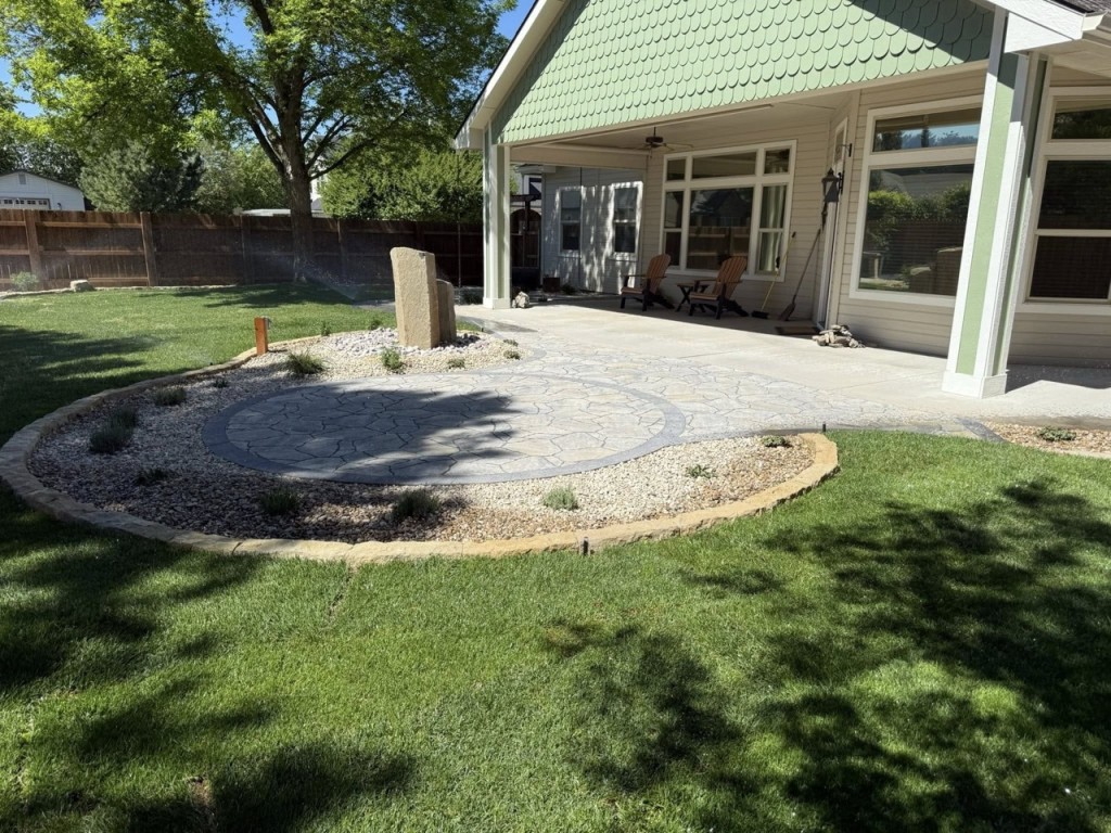 Complete Landscape Redesign with Pavers, Fireplace & Water Feature