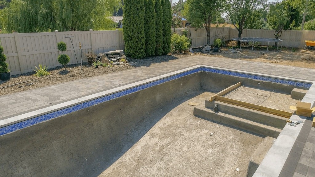 Wrap-around Paver Patio for a Pool