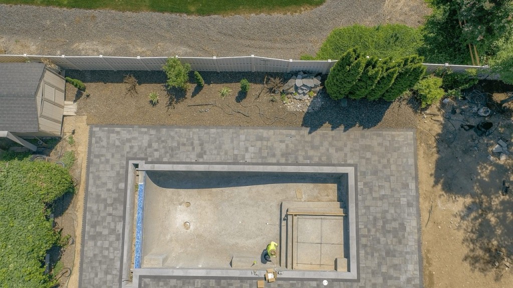 Wrap-around Paver Patio for a Pool