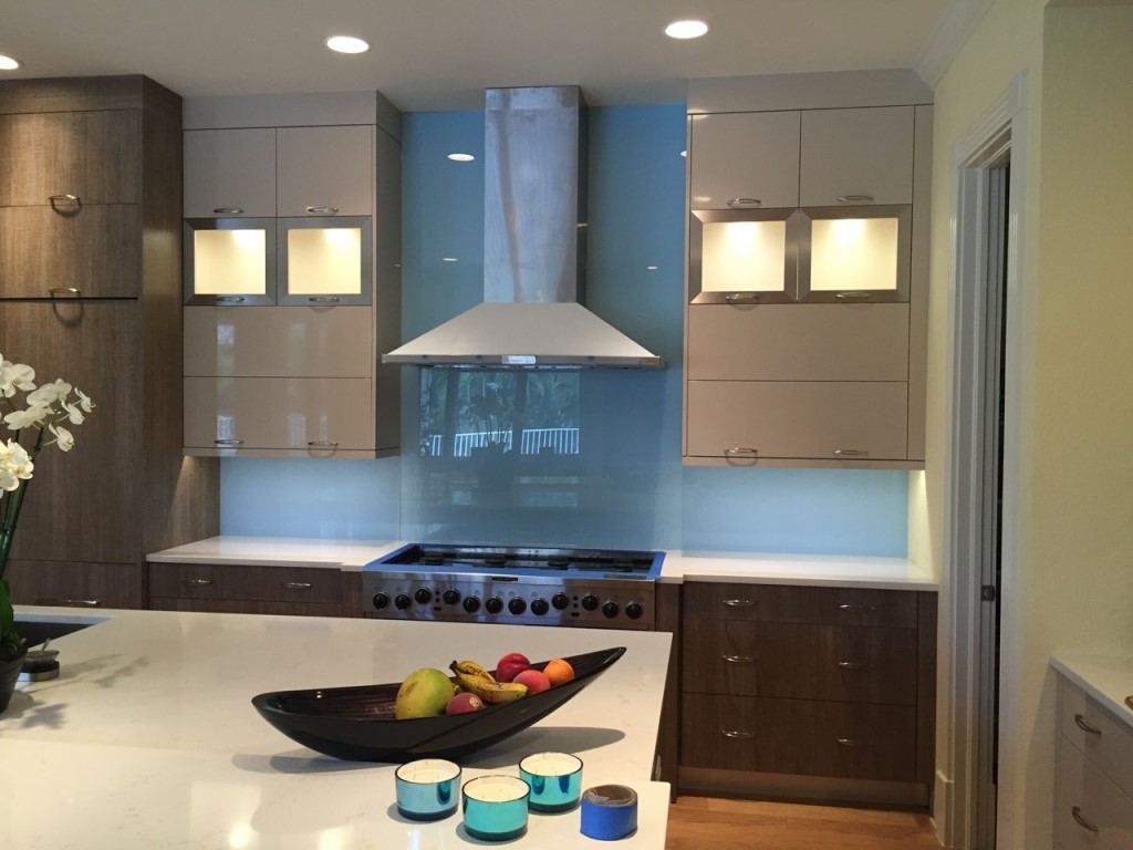 Cabinets, Shelves, & Back Painted Glass