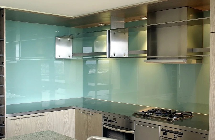 Cabinets, Shelves, & Back Painted Glass