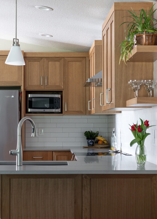 Warm Transitional Kitchen Remodel